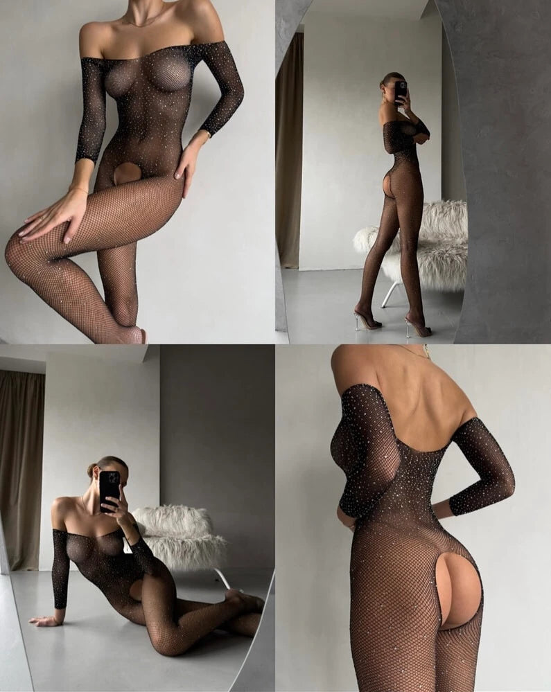 Mesie Taşlı Vucut  Çorabı İthal