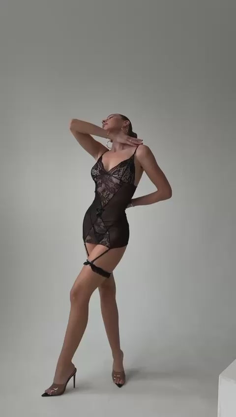 Fiona Siyah Babydoll