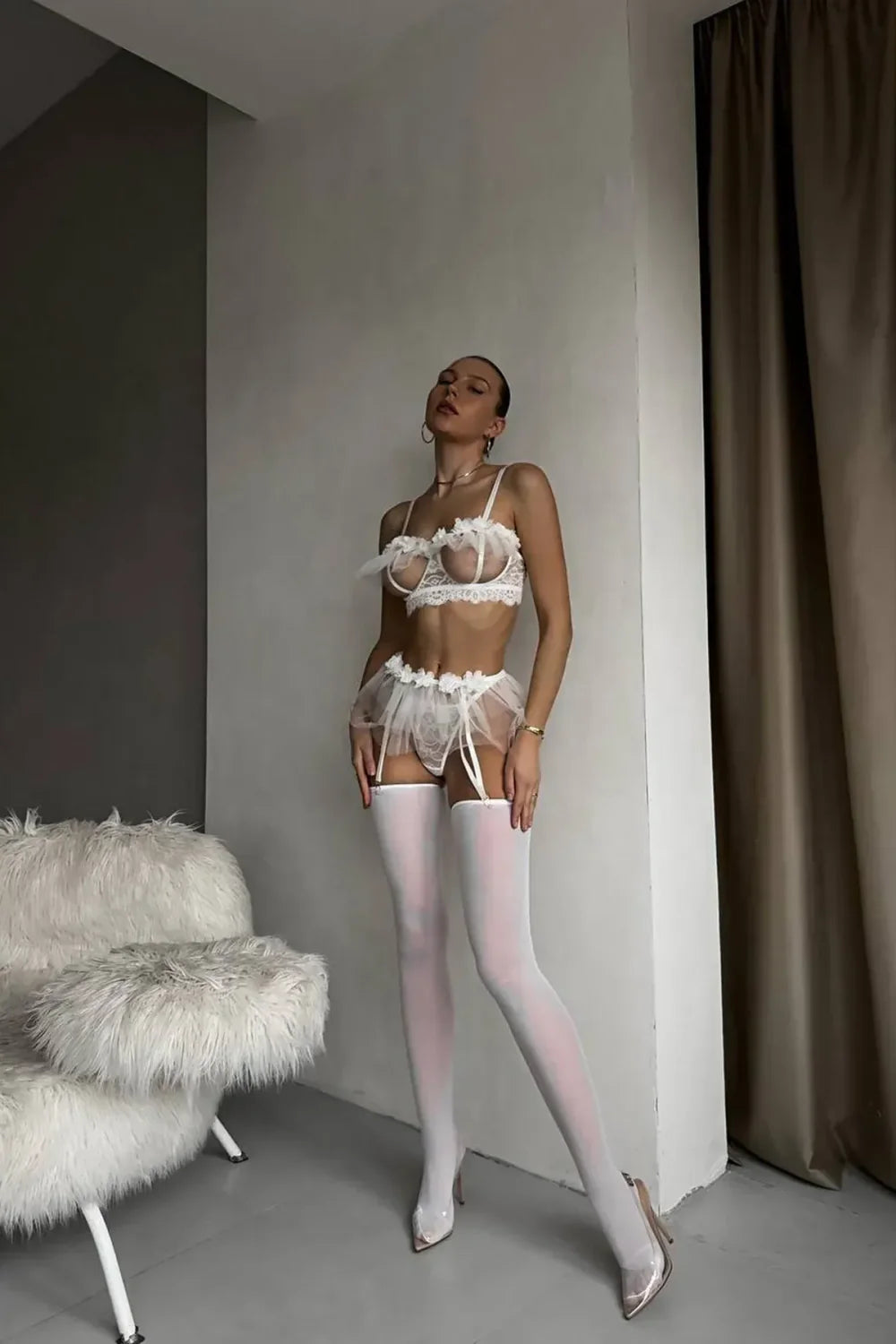 Pandora Krem Jartiyer Takım